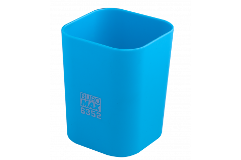 Підставка канцелярська пластикова Rubber Touch блакитна, Buromax