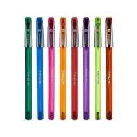 Ручка кулькова Trio Neon DC, колір чорнил синій 1 мм, Unimax 