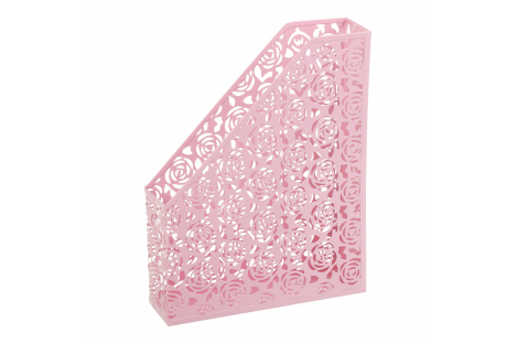 Лоток вертикальний металевий рожевий Rose Pastel, Buromax Лоток вертикальний металевий рожевий Rose Pastel, Buromax