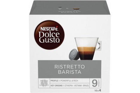 Кофе в капсулах Nescafe Dolce Gusto Ristretto Barista молотый 16шт*11.2г