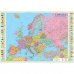 Політична карта Європи 65*45см картонна