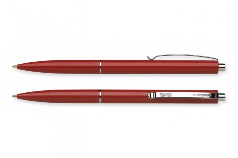 Ручка кулькова автоматична К15, корпус червоний, колір чорнил синій 0,7мм, Schneider