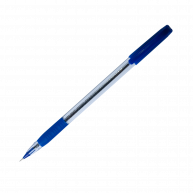 Ручка масляна Slide Grip, колір чорнил синій 0,5мм, Buromax