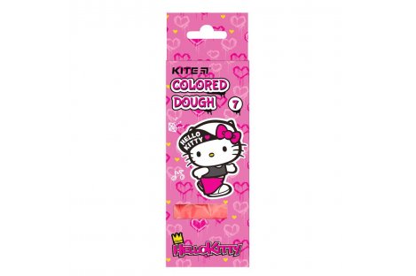 Тесто для лепки 7 цветов "Hello Kitty", Kite