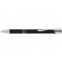 Ручка кулькова автоматична металева Hit корпус чорний, колір чорнил синій 0,5мм, Economix
