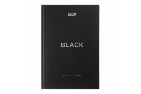 Щоденник шкільний B5 40 арк тверда обкладинка Black, Zibi Щоденник шкільний B5 40 арк тверда обкладинка Black, Zibi