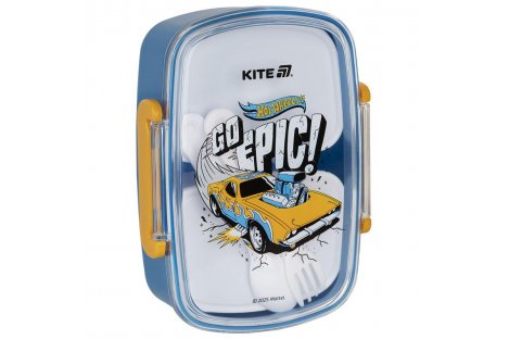 Ланч-бокс з наповненням "Hot Wheels" 750 мл, Kite