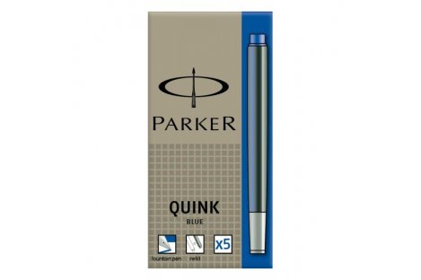 Картриджи Parker Quink 5шт синие