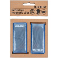 Набір магнітних кліпс світловідбиваючих синій, Kite