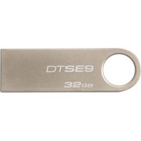 Флеш-пам'ять 32GB Kingston Drive Datatraveler SE9, корпус сріблястий