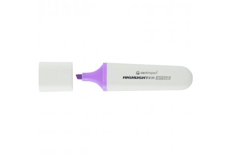 Маркер текстовый Highlighter Style цвет пастельный фиолетовый 1-4,6мм, Centropen
