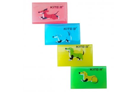 Ластик  для карандаша "Kite Dogs" ассорти, Kite