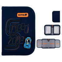 Пенал твердий "Speed Zone" на блискавці 1 відділення 2 розвороти, Kite