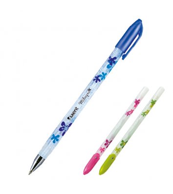 Ручка шариковая Milagro, цвет чернил синий 0,5мм, Axent