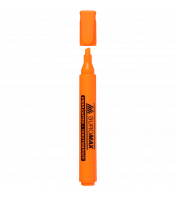 Маркер текстовый, цвет чернил оранжевый 1-4,6мм, Buromax