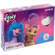Фарби пальчикові 6 кольорів 35мл "My Little Pony", Kite