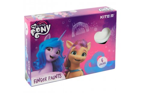Фарби пальчикові 6 кольорів 35мл "My Little Pony", Kite
