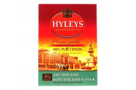 Чай чорний Hyleys Англійський королівський купаж крупнолистовий 100г