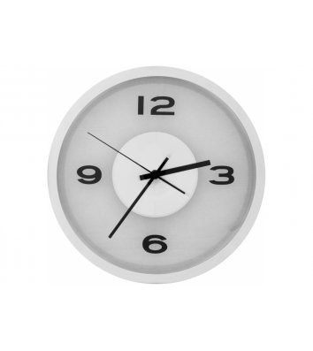 Часы настенные серебристые, Economix Promo