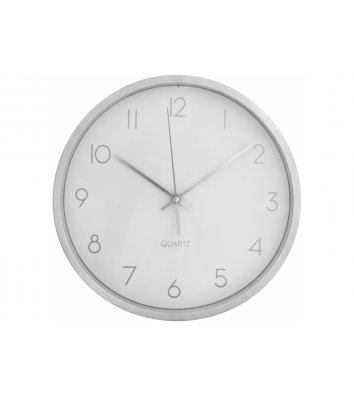 Часы настенные Titanium серебристые, Economix Promo