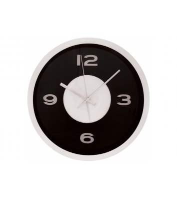 Часы настенные черные, Economix Promo