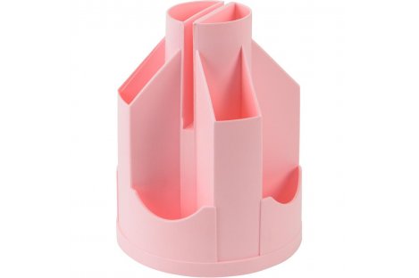 Підставка канцелярська пластикова Pastelini рожева, Axent