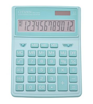 Калькулятор 12 разрядов 204*155*32мм, Citizen