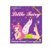 Папка B5 пластиковая на резинках "Little fairy", Cool for School