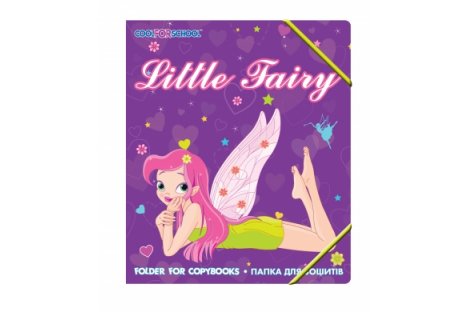 Папка B5 пластиковая на резинках "Little fairy", Cool for School