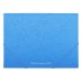Папка А4 пластиковая на резинках Barocco голубая, Buromax