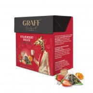 Чай зелений Graff Strawberry dream у пакетиках 20 шт * 1,8 г
