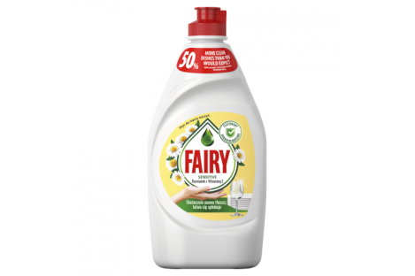 Средство для мытья посуды Fairy 450мл, ромашка и витамин Е