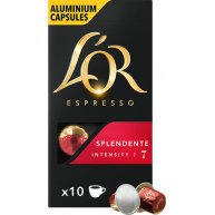 Кава  в капсулах L`OR Espresso Splendentе мелена 10шт*5г