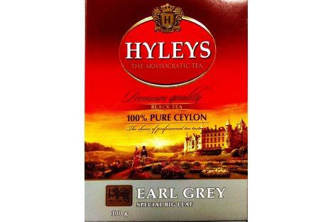 Чай чорний Hyleys Earl Grey крупнолистовий 100г