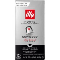 Кава в капсулах Illy Forte Espresso 100% Арабіка 10шт сумісні з Nespresso