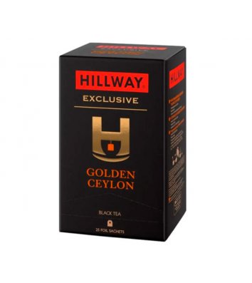Чай чорний Hillway Exclusive Golden Ceylon у пакетиках 25шт*2г