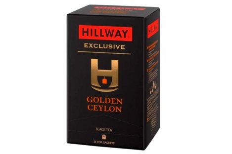 Чай черный Hillway Exclusive Golden Ceylon в пакетиках 25шт*2г