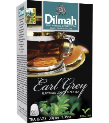 Чай черный Dilmah Earl Grey в пакетиках 20шт*1,5г