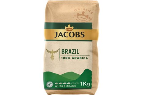 Кофе в зернах Jacobs Origins Brazil 100% Арабика 1кг