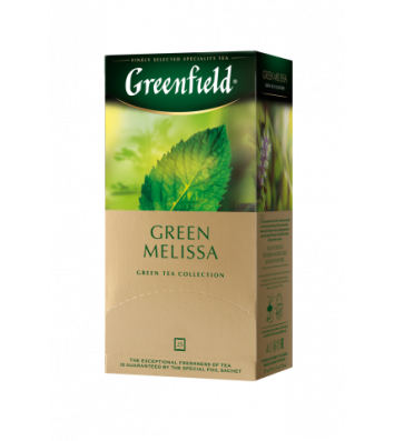 Чай зеленый Greenfield "Green Melissa" в пакетиках 25шт.