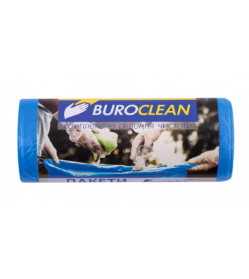 Пакеты для мусора 35л/30шт синие BuroClean