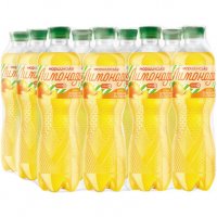 Напій газований Моршинська Лимонада зі смаком апельсина та персика 1,5л*6шт