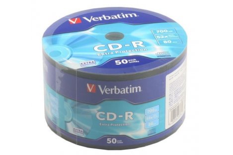 Диск CD-R 700mb 80min 52х, Verbatim