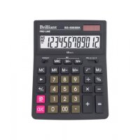 Калькулятор 12 разрядов 155*205*35мм, Brilliant