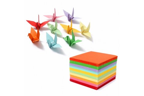 Бумага для оригами 16*16см 100л 10 цветов