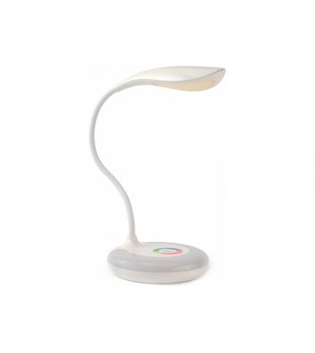 Лампа настольная светодиодная со светильником 4010 цвет белый, Optima