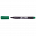 Маркер перманентний, колір чорнил зелений 1мм, Buromax