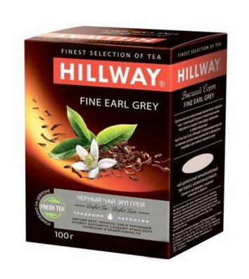 Чай чорний Hillway Fine Earl Grey з бергамотом 100г