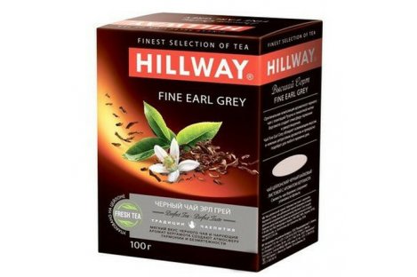 Чай черный Hillway Fine Earl Grey с бергамотом100г