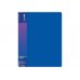 Папка А4 пластиковая с 10 файлами синяя, Economix
